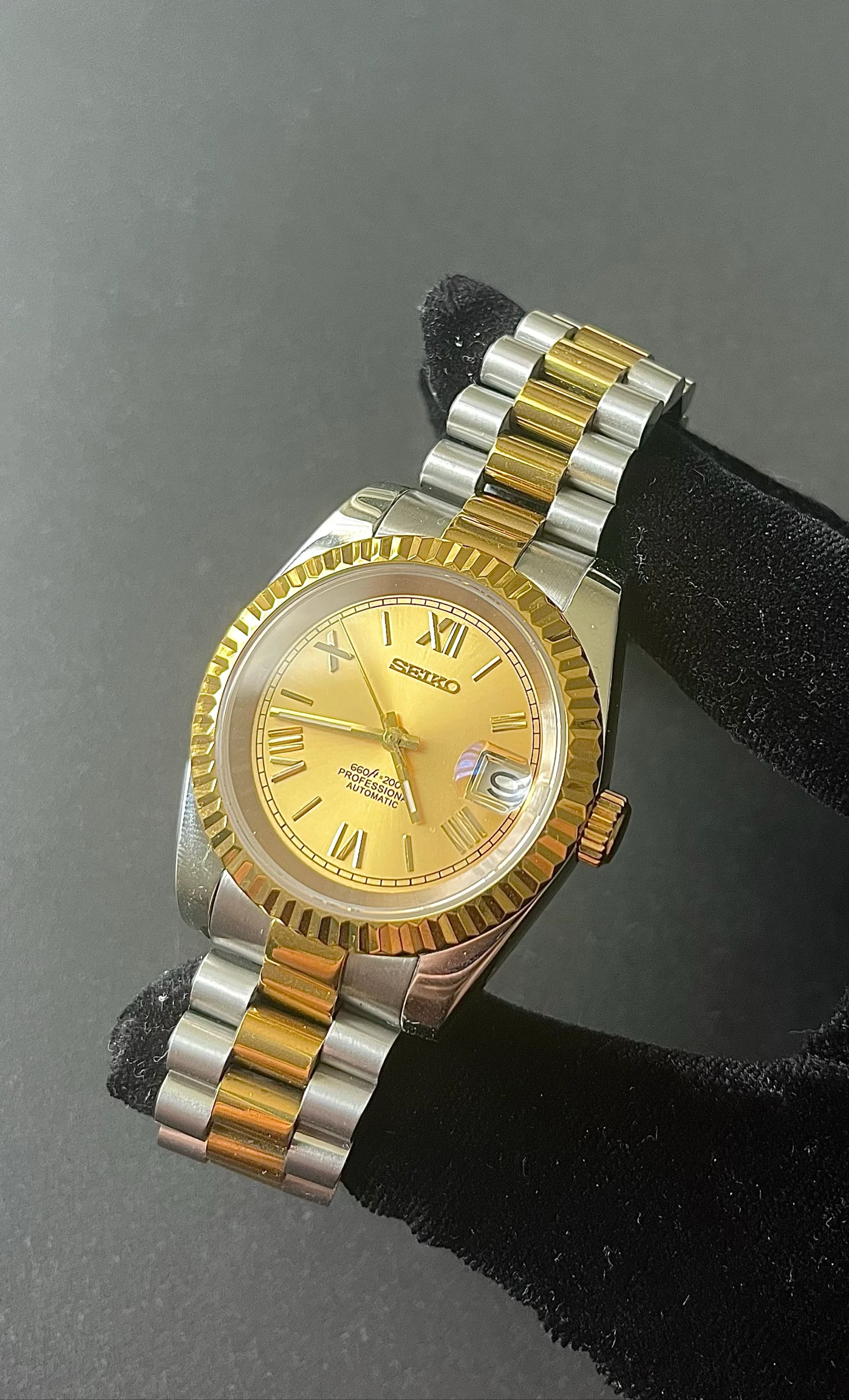 ✨ Montre - Cadran Or & Chiffres romains ✨ – photo 3